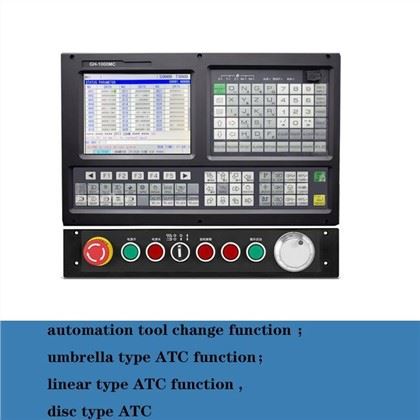 1) 3-5 Axis Fully English Type CNC lathe controller <br />								

2) 800x600 8.4 inch real color LCD displayer 	<br />					

3) Electric Turret & Binary code turret,Max: 99 pcs tools