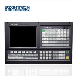 GH1000TC-4 axis Lathe CNC controller<br />
1) Support Dual analog voltage(0~10V) & C-axis for Spindle servo(M800)<br />
2) Support Stepper/Increment/Absolute/EtherCAT/Powerlink Servo for Feeding Axes<br />
3) Scanning Function & Auto Tool Setter/Probe<br />