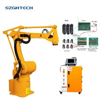EASY TO OPERATE：
The buttons of the teach pendant are simple and easy to understand, and the teaching programming can be learn and use quickly. If the operation is wrong, the machine automatically stops to avoid the risk of equipment damage.